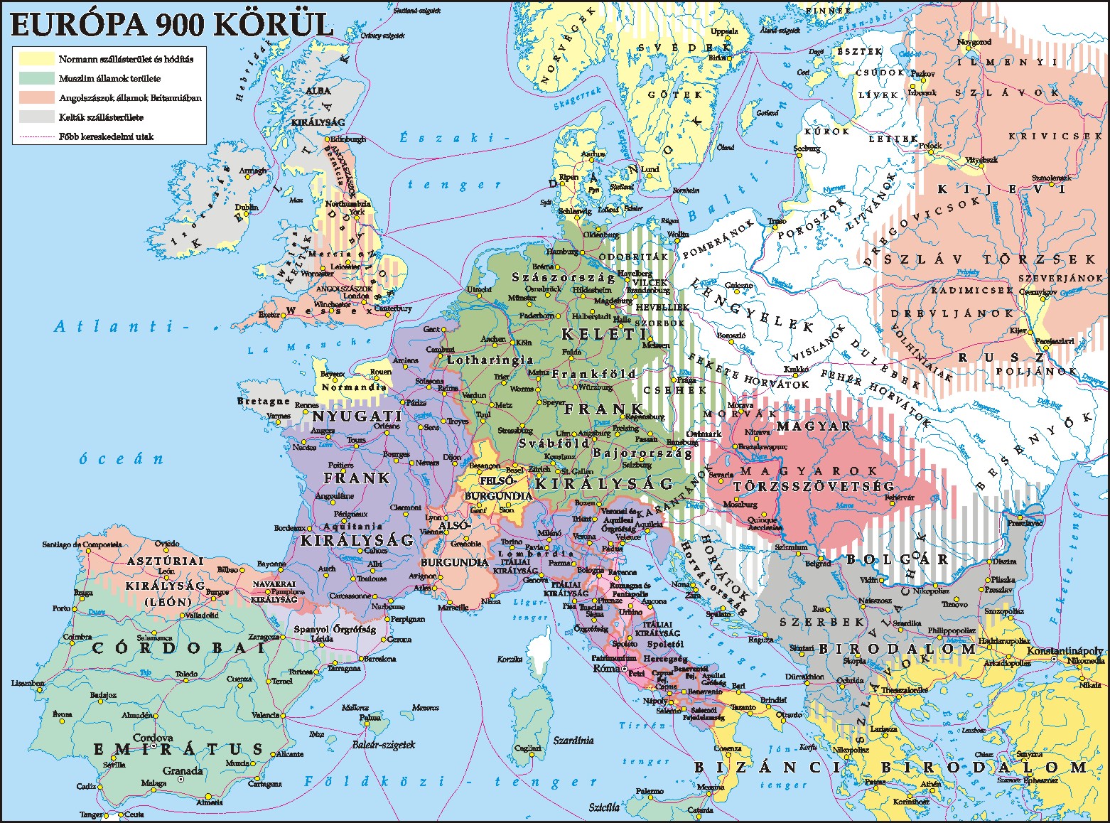 Карта мира 800 года