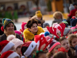 Mikulás-napi zenés csodaváró az Erzsébet téren, fotó: Gergely Szilárd