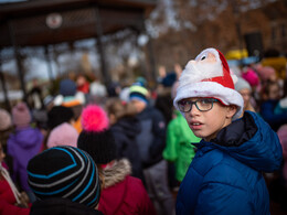 Mikulás-napi zenés csodaváró az Erzsébet téren, fotó: Gergely Szilárd