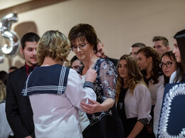 Szalagavató ünnepséget tartott a Mező-gimnázium, fotó: Gergely Szilárd