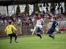 Győztes ünnep a Bányász-stadionban, fotó: Gergely Szilárd