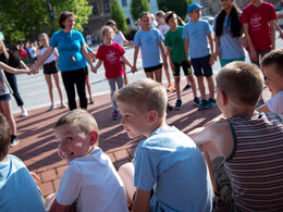 Néptánc flashmob az Erzsébet téren, fotó: Gergely Szilárd