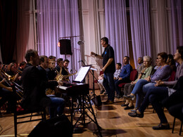 Vendégségben a Kanizsa Big Bandnél, fotó: Gergely Szilárd