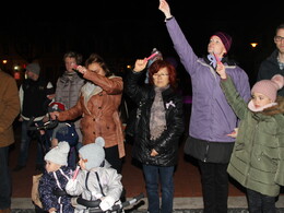 Flashmob a koraszülött gyermekekért, fotó: Bakonyi Erzsébet