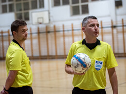 Győzelem a fordulatok futsalmérkőzésén, fotó: Gergely Szilárd