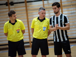 Győzelem a fordulatok futsalmérkőzésén, fotó: Gergely Szilárd