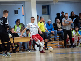 Győzelem a fordulatok futsalmérkőzésén, fotó: Gergely Szilárd