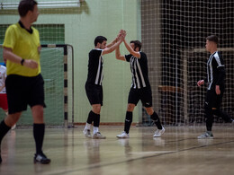 Győzelem a fordulatok futsalmérkőzésén, fotó: Gergely Szilárd