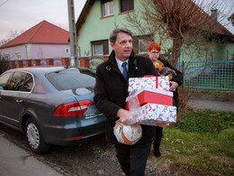 Ajándék a Takács családnak, fotó: Gergely Szilárd