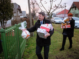 Ajándék a Takács családnak, fotó: Gergely Szilárd