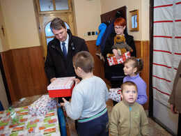 Ajándék a Takács családnak, fotó: Gergely Szilárd