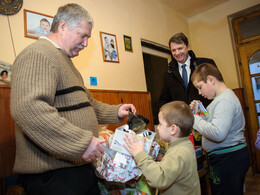 Ajándék a Takács családnak, fotó: Gergely Szilárd