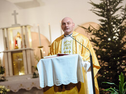 Éjféli mise a Felsőtemplomban, fotó: Gergely Szilárd