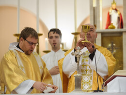 Éjféli mise a Felsőtemplomban, fotó: Gergely Szilárd