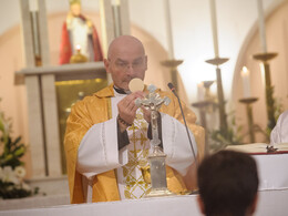 Éjféli mise a Felsőtemplomban, fotó: Gergely Szilárd