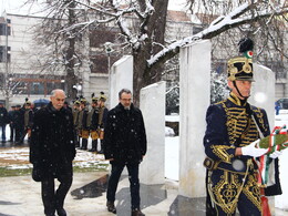 Főhajtás a kommunizmus áldozatai előtt , fotó: Bakonyi Erzsébet