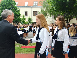 Ballag már a vén diák…, fotó: Bakonyi Erzsébet