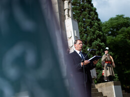 Városi megemlékezés, fotó: Gergely Szilárd