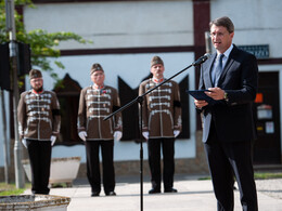 Városi megemlékezés, fotó: Gergely Szilárd