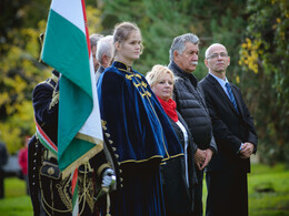 Az aradi vértanúkra emlékeztek a Székelykertben