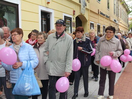 Séta a mellrák elleni küzdelemért