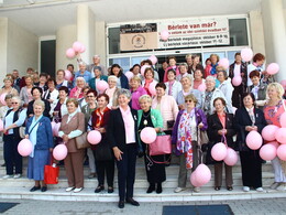 A mellrák elleni séta napja, fotó: Bakonyi Erzsébet