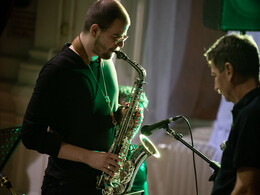 Vendégségben a Kanizsa Big Bandnél, fotó: Gergely Szilárd