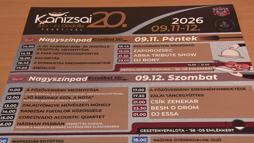 20. Kanizsai Bor- és Dödölle Fesztivál
