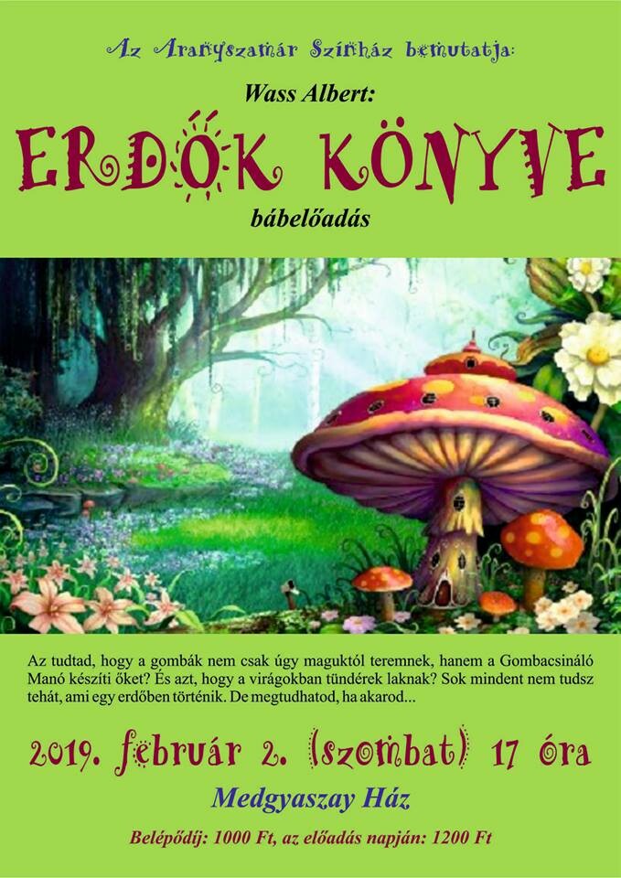 Erdők könyve – bábelőadás Wass Albert Erdők és tavak című műve alapján