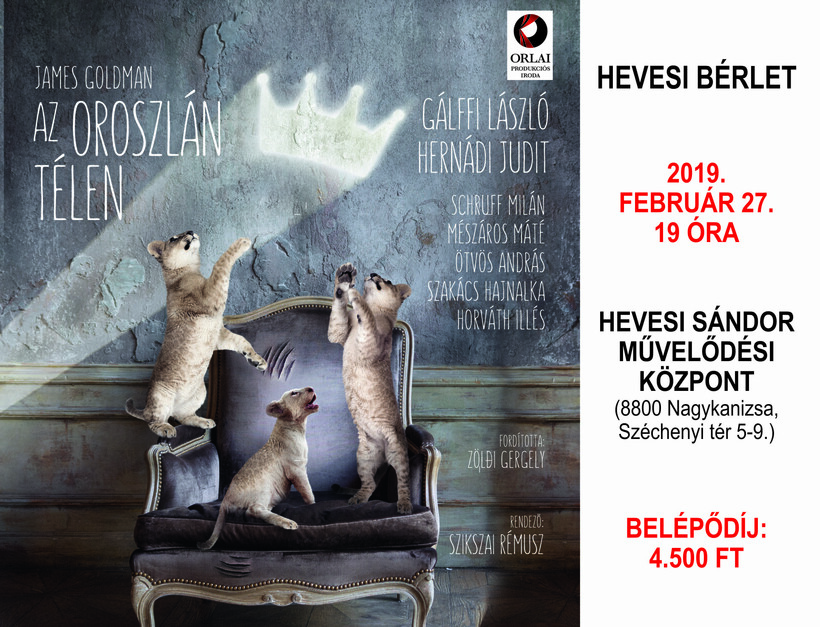 James Goldman: Az oroszlán télen – színmű