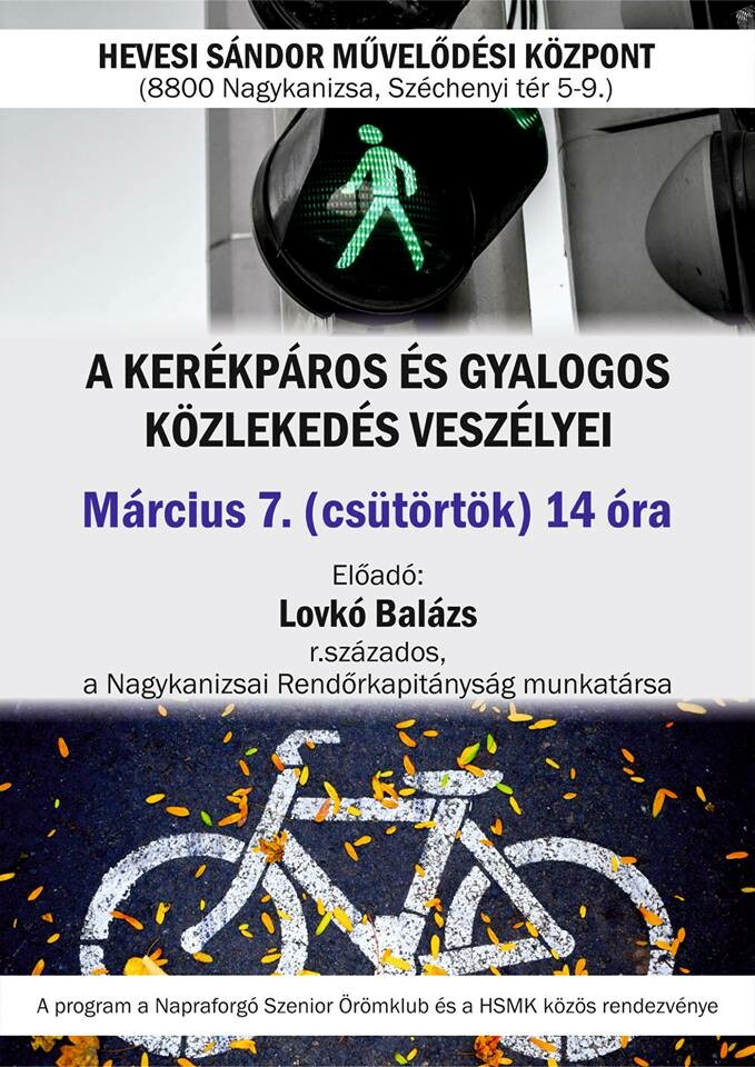 A kerékpáros és a gyalogos közlekedés veszélyei