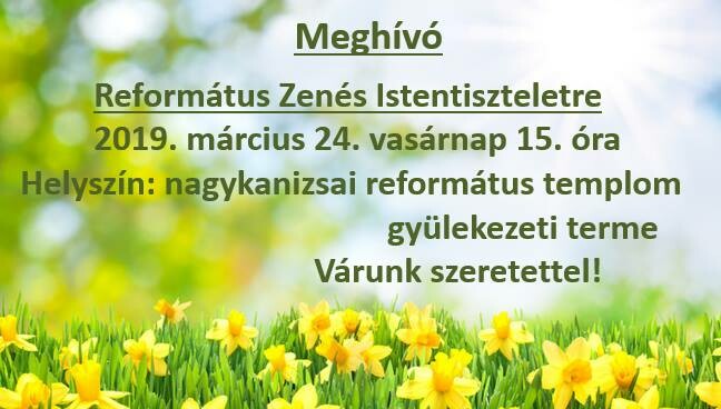 Református zenés istentisztelet 