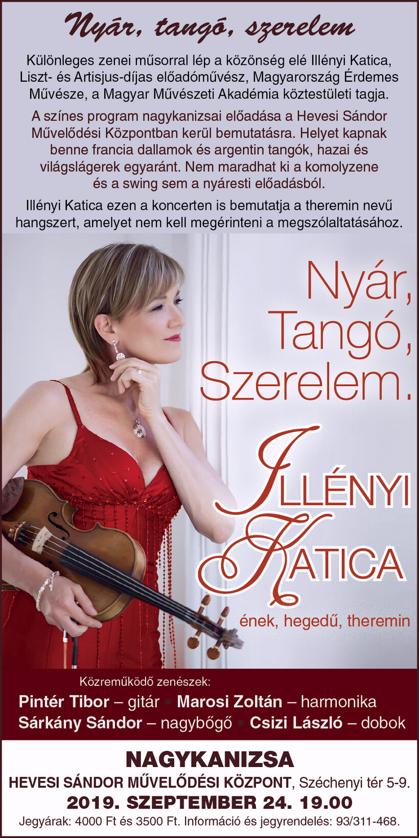 Nyár, tangó, szerelem
