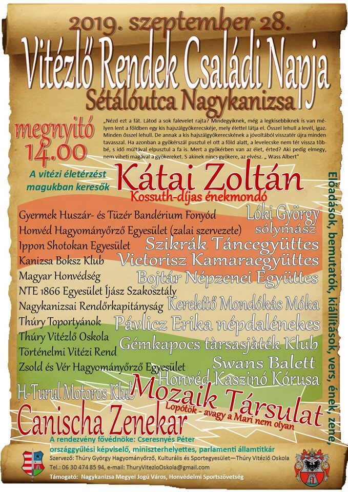 Vitézlő Rendek Családi Napja