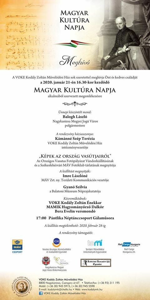 A Magyar Kultúra Napja alkalmából