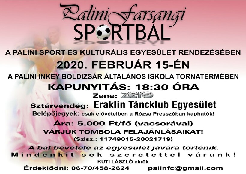 Palini farsangi bál