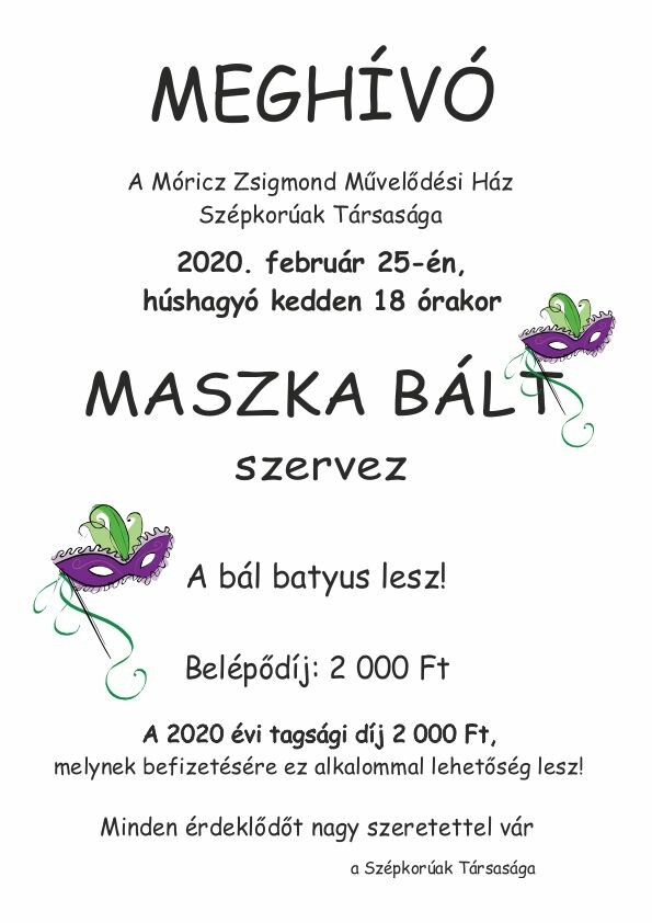 Maszka bál