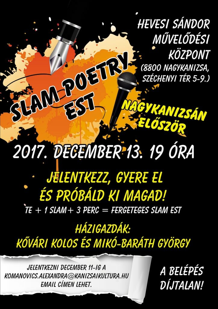 Slam Poetry est