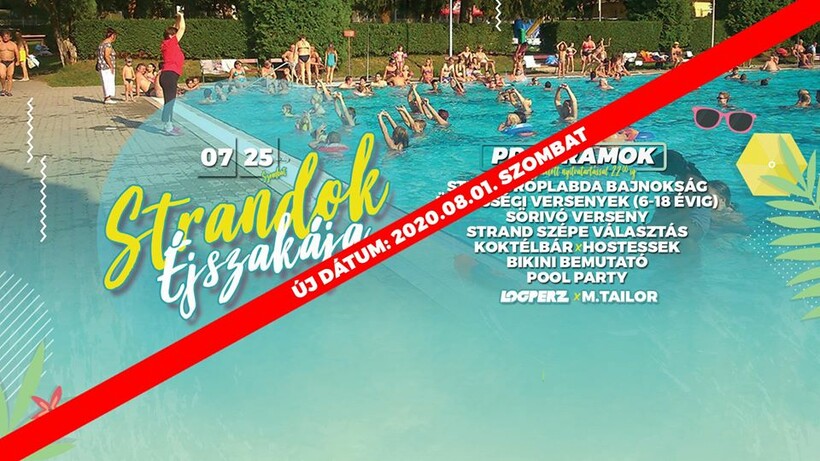 Strandok éjszakája - Új időpontban!