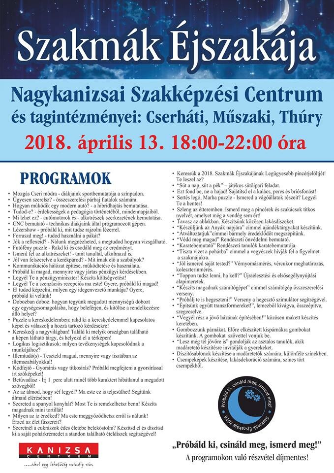 Szakmák Éjszakája
