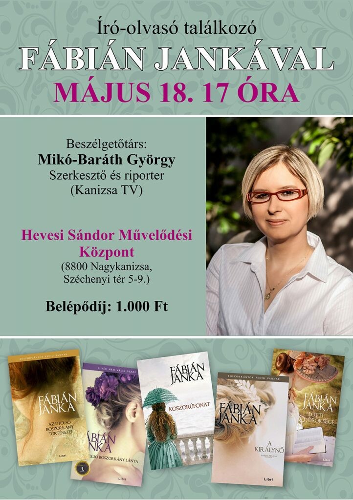 Író-olvasó találkozó Fábián Jankával 