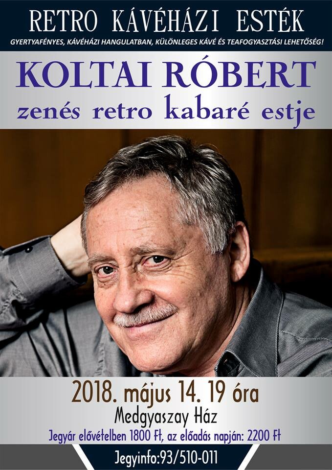 Lerajzolom percek alatt - Koltai Róbert zenés retro kabaré estje