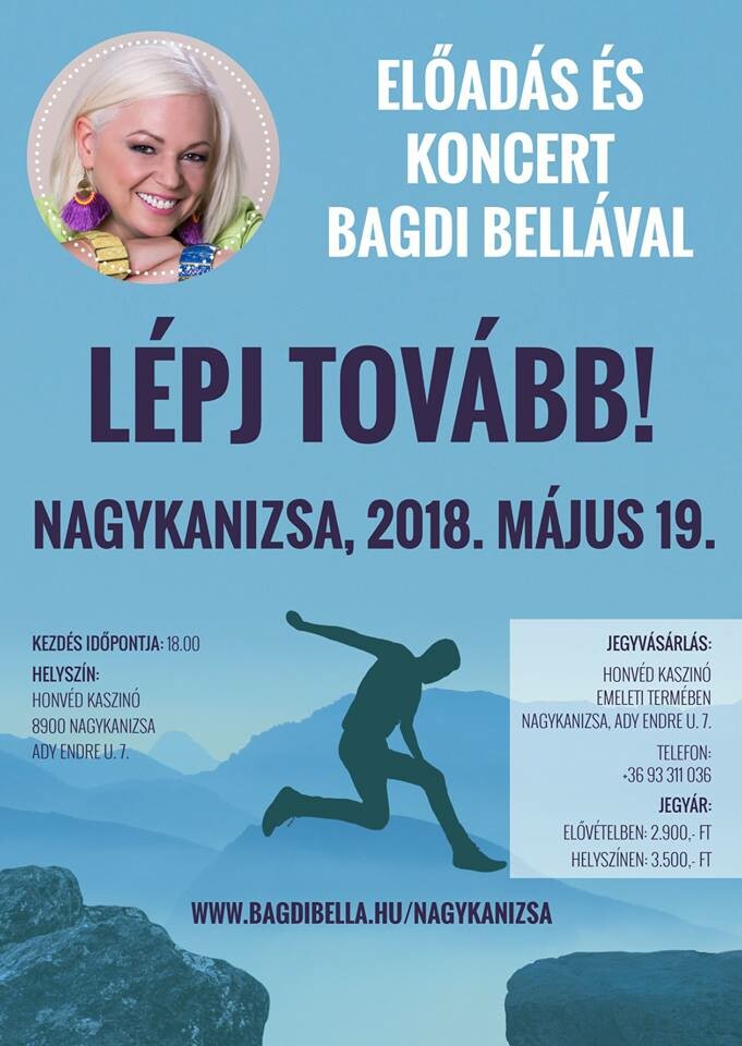 Lépj tovább! – Életépítés és önfejlesztés Bagdi Bellával