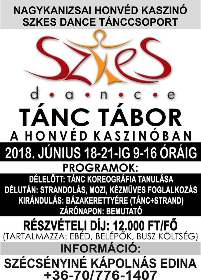 Honvéd Kaszinó SZKES DANCE tábora 