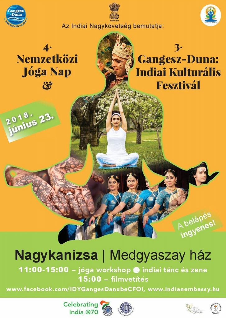 3. Duna-Gangesz: Indiai Kulturális Fesztivál és 4. Nemzetközi Jóga Nap