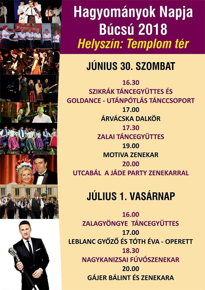 Hagyományok Napja és Búcsú 