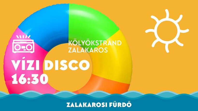 Vízi Disco a Kölyökstrandon