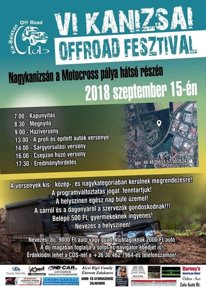 VI. Kanizsai Offroad Fesztivál