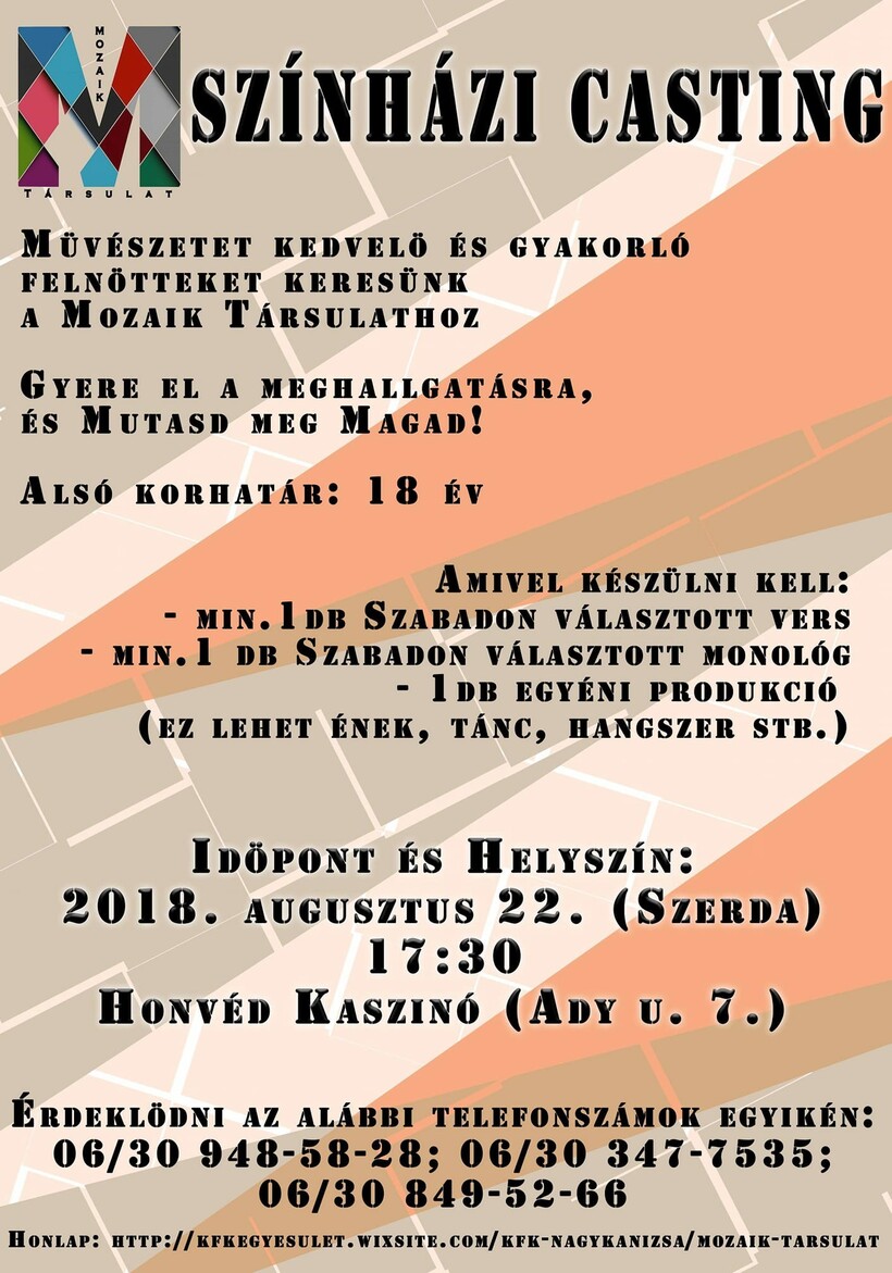 Színházi casting