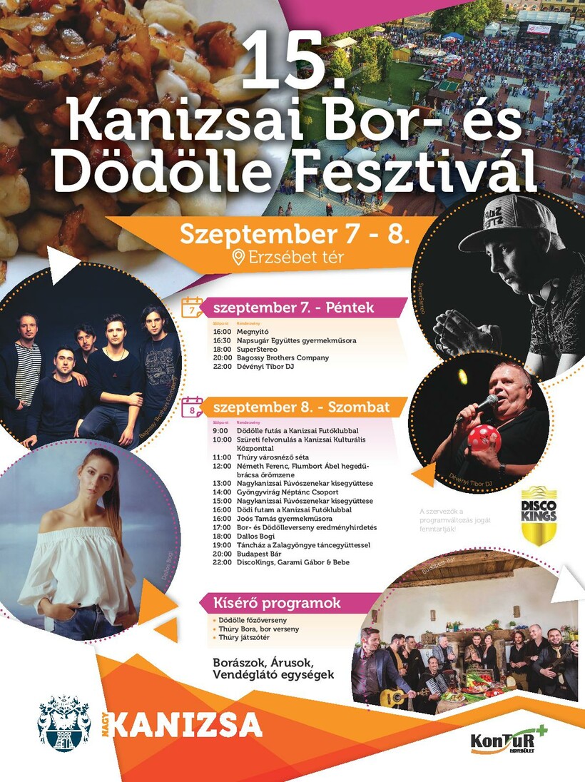 15. Kanizsai Bor- és Dödölle Fesztivál 